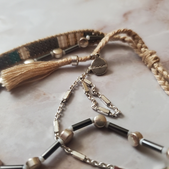 Stella and Dot Layered "Frieze" Bracelet - Picture 7 of 7